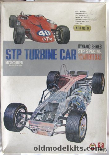 Bandai 1/12 1967 STP Turbine Indy Car Motorized, K105-1498 plastic model kit